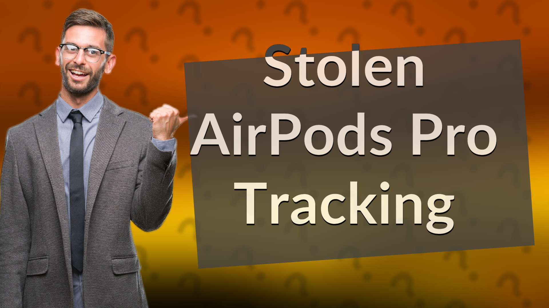 Stolen AirPods Pro Tracking