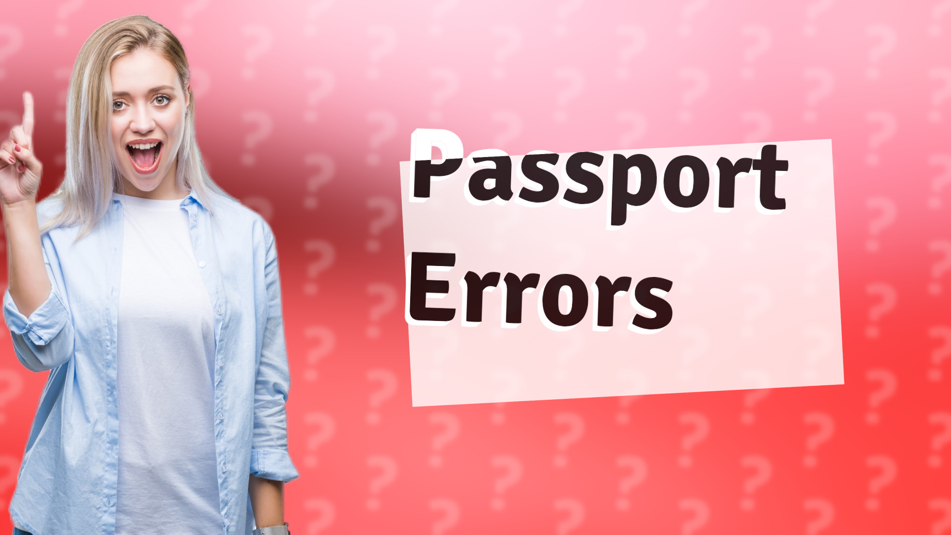 Passport Errors