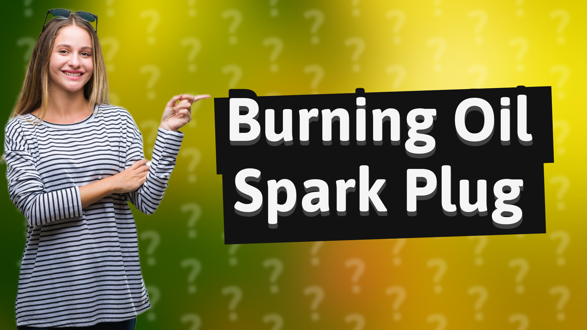 Burning Oil Spark Plug