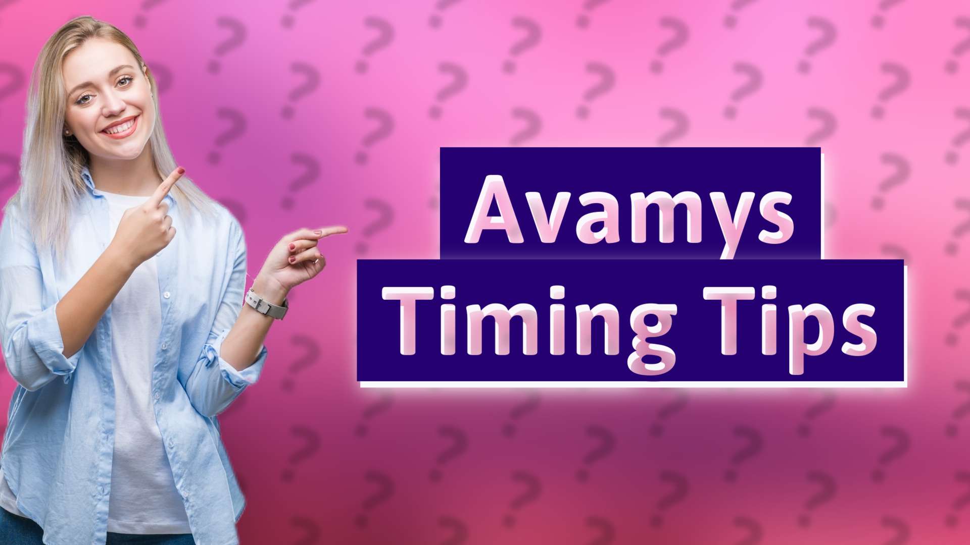 Avamys Timing Tips