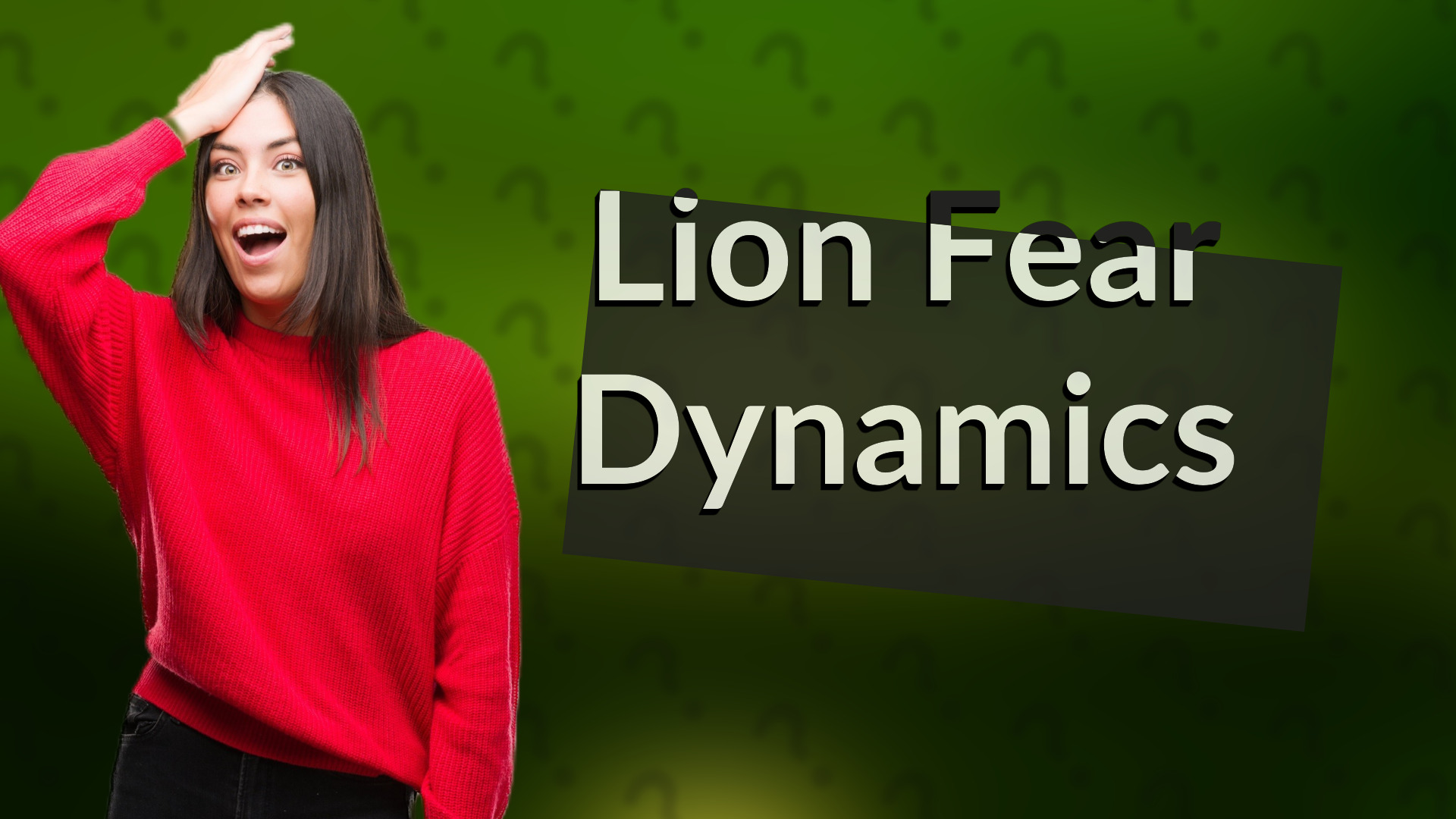 Lion Fear Dynamics