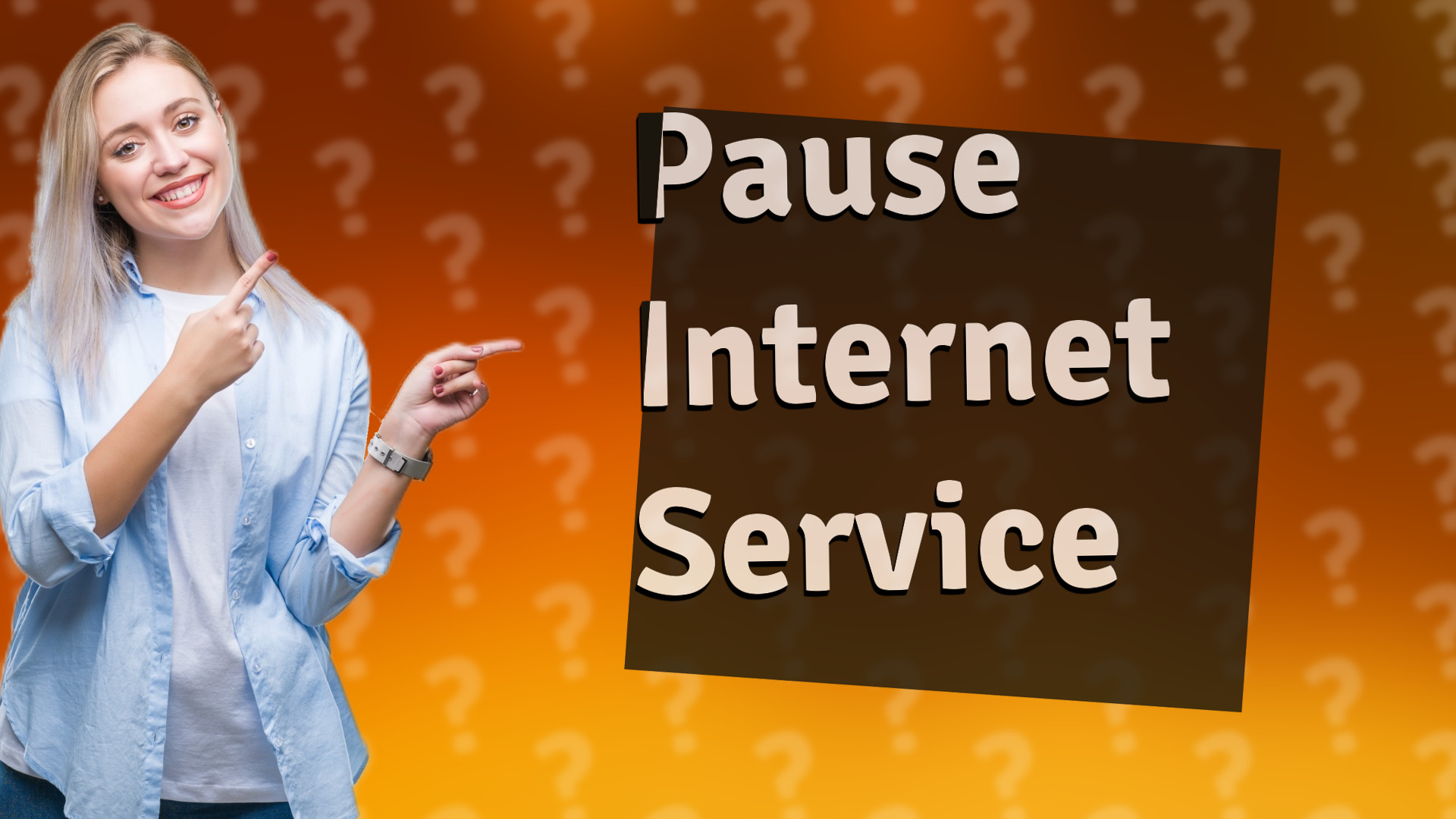Pause Internet Service