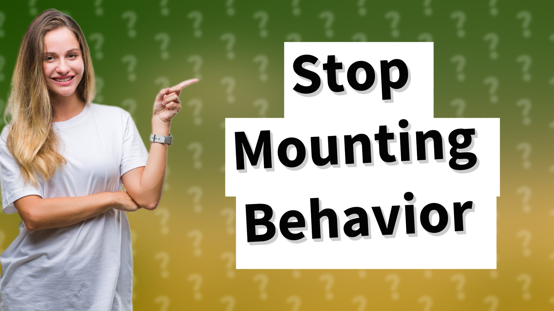 Stop Mounting Behavior