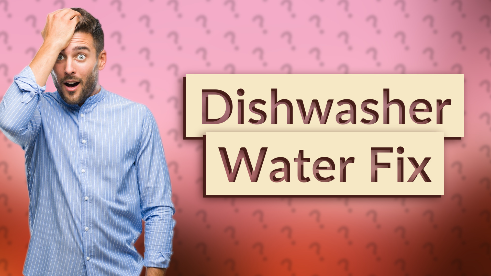 Dishwasher Water Fix