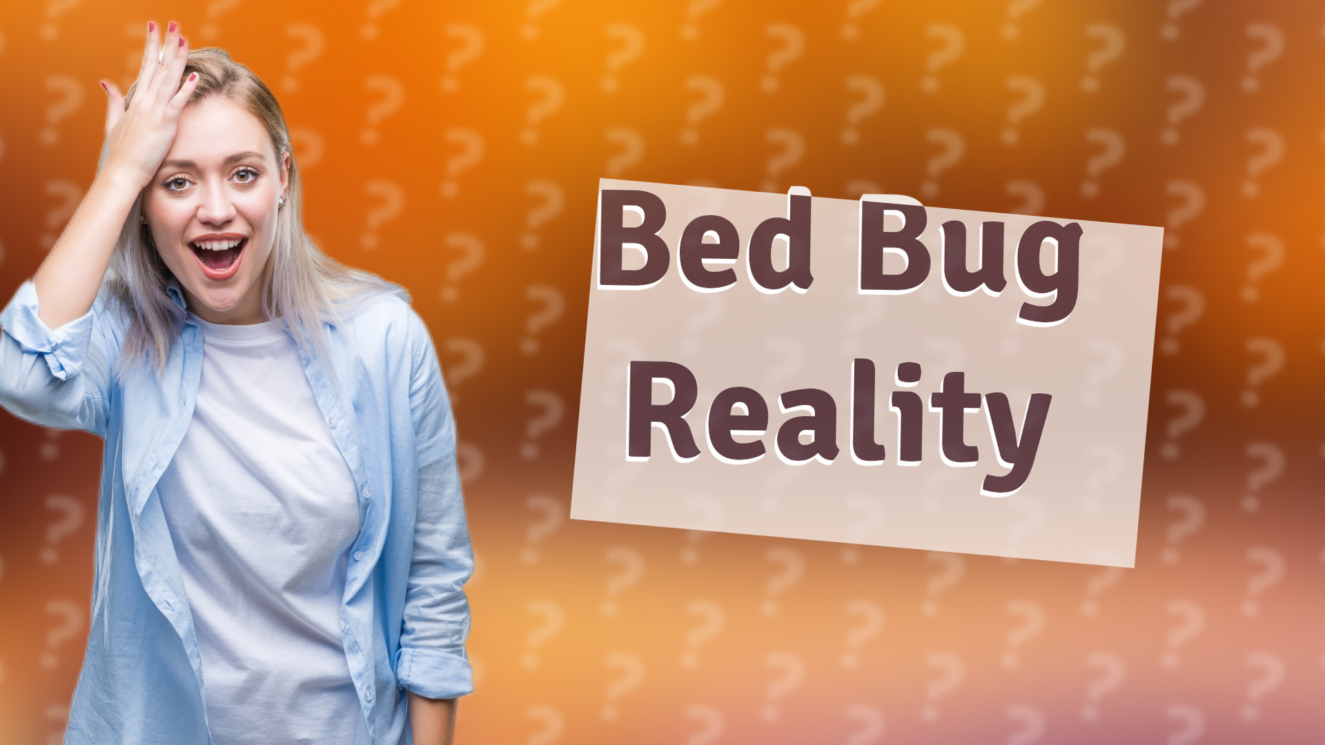 Bed Bug Reality