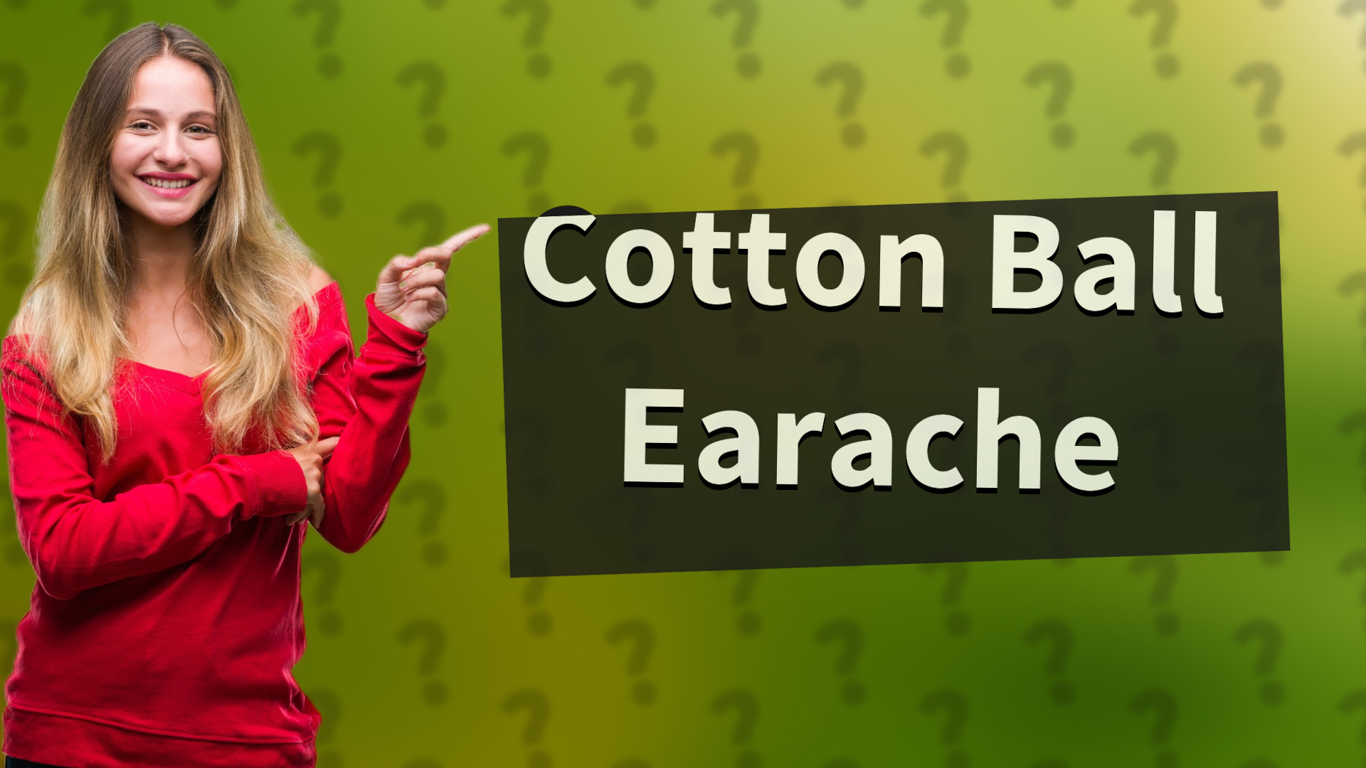 Cotton Ball Earache