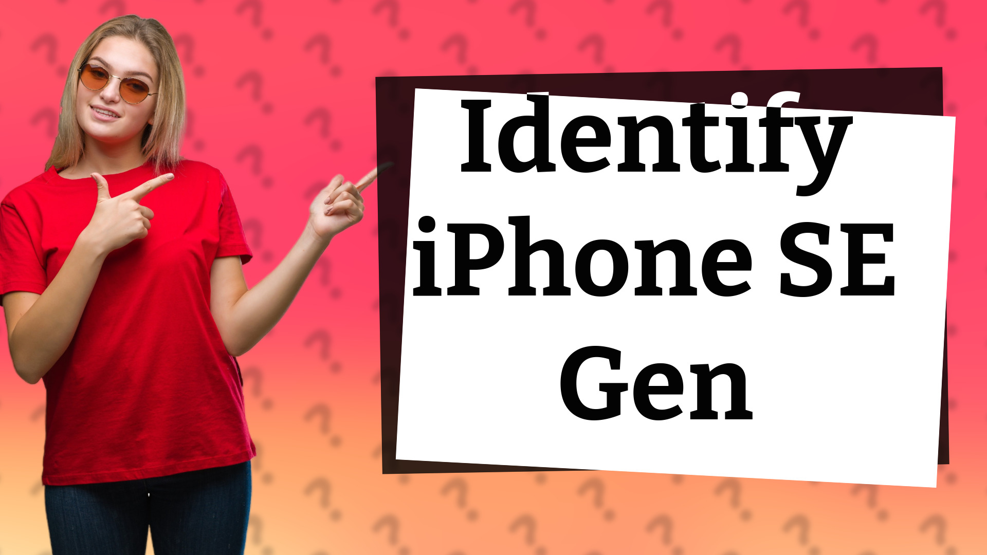 Identify iPhone SE Gen