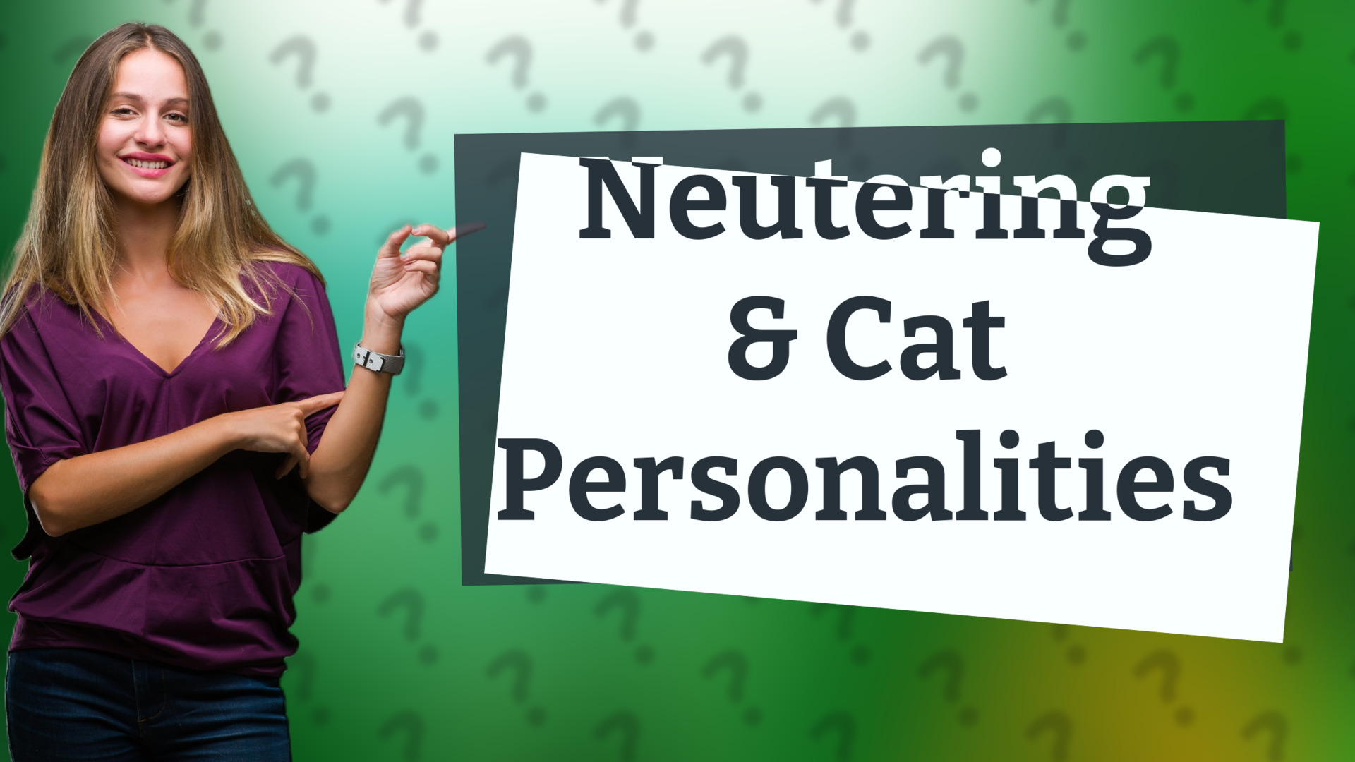 Neutering & Cat Personalities