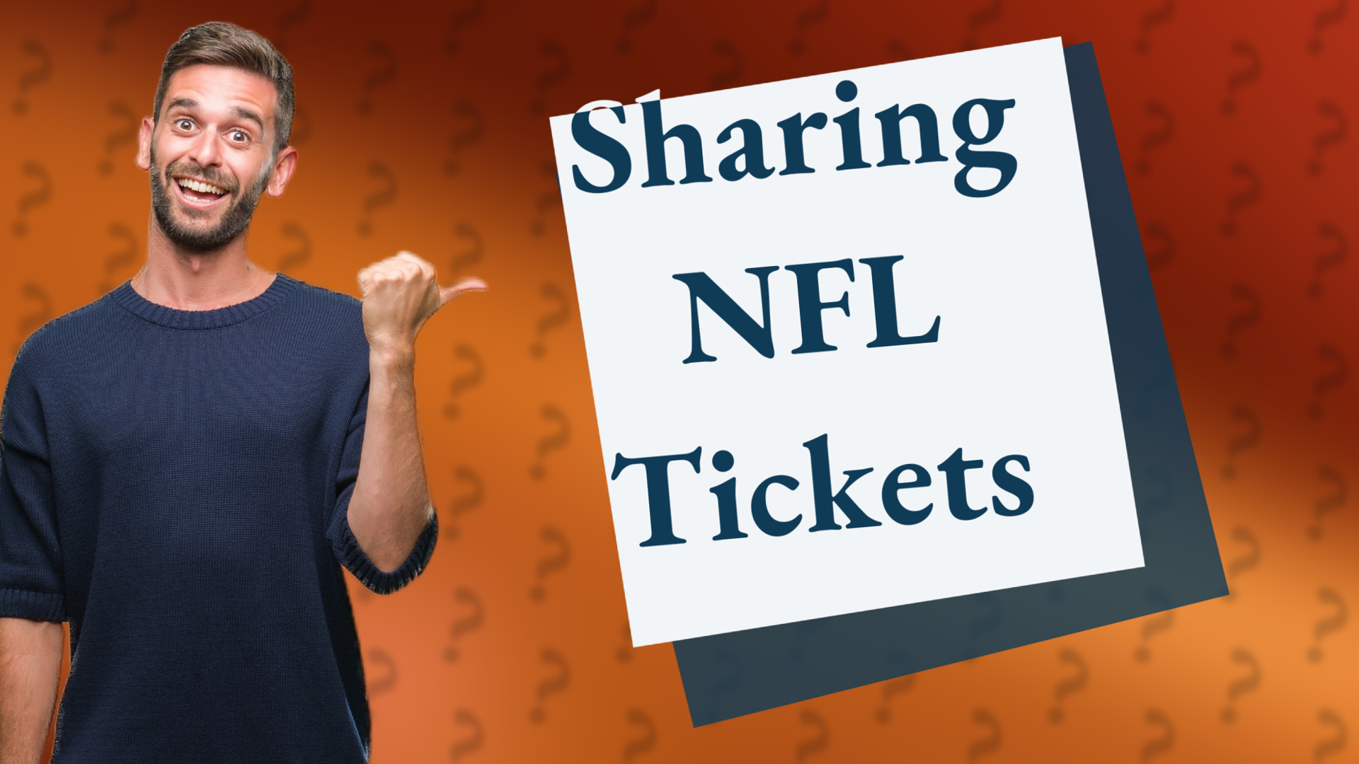 Sharing NFL Tickets