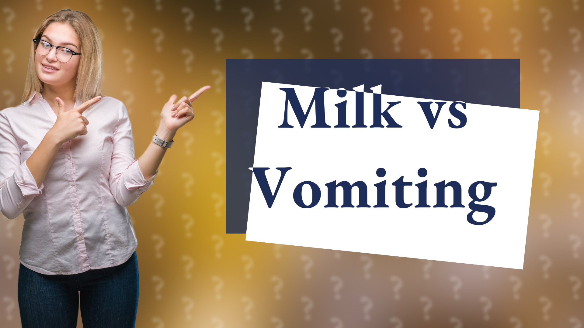 Milk vs Vomiting