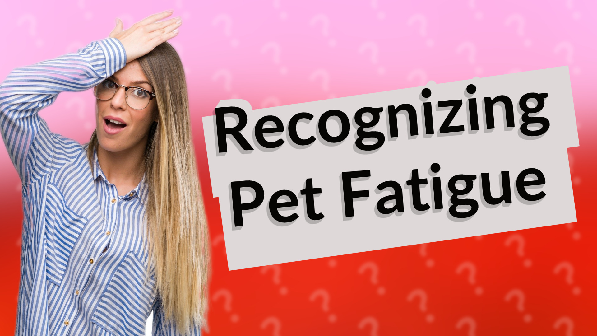 Recognizing Pet Fatigue