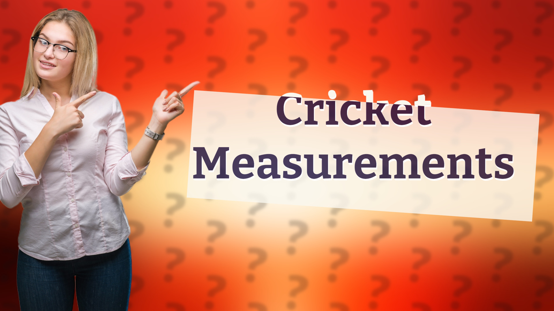 Cricket Measurements