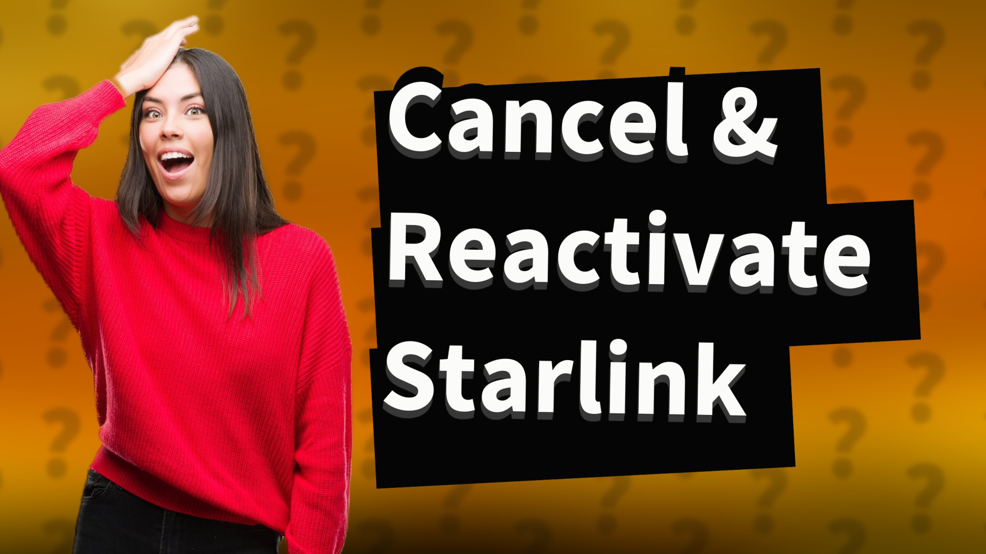 Cancel & Reactivate Starlink