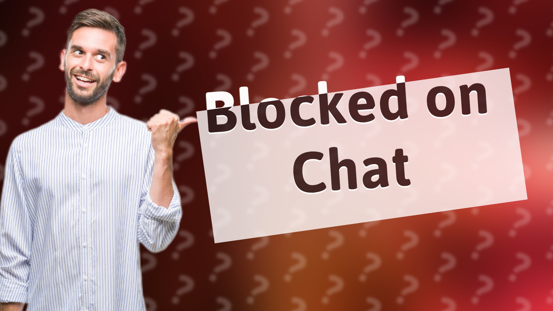 Blocked on Chat