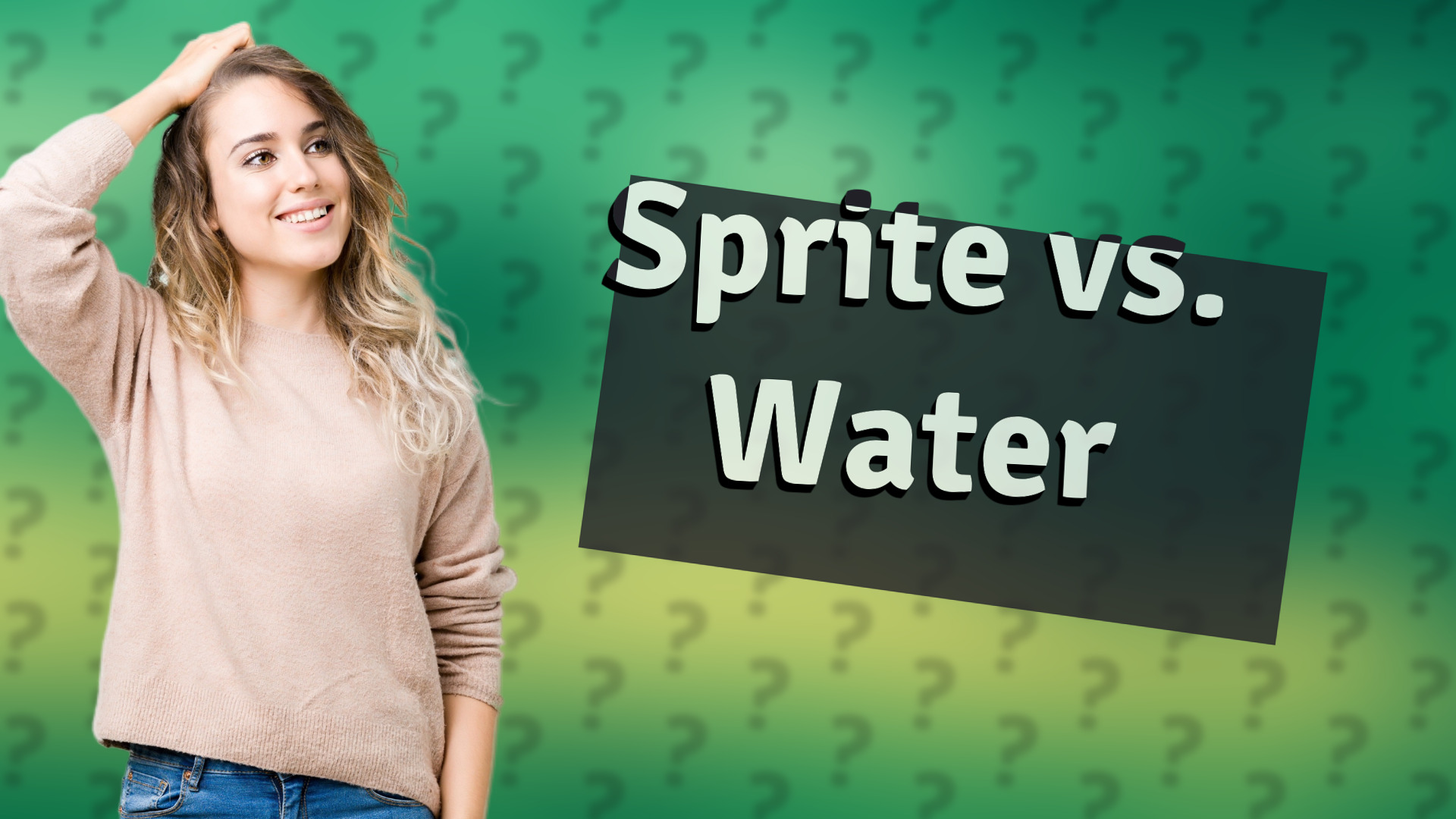 Sprite vs. Water