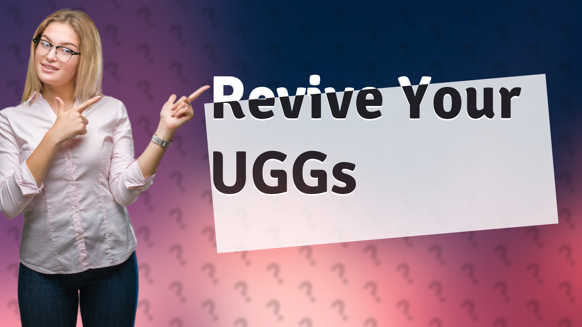 Revive Your UGGs