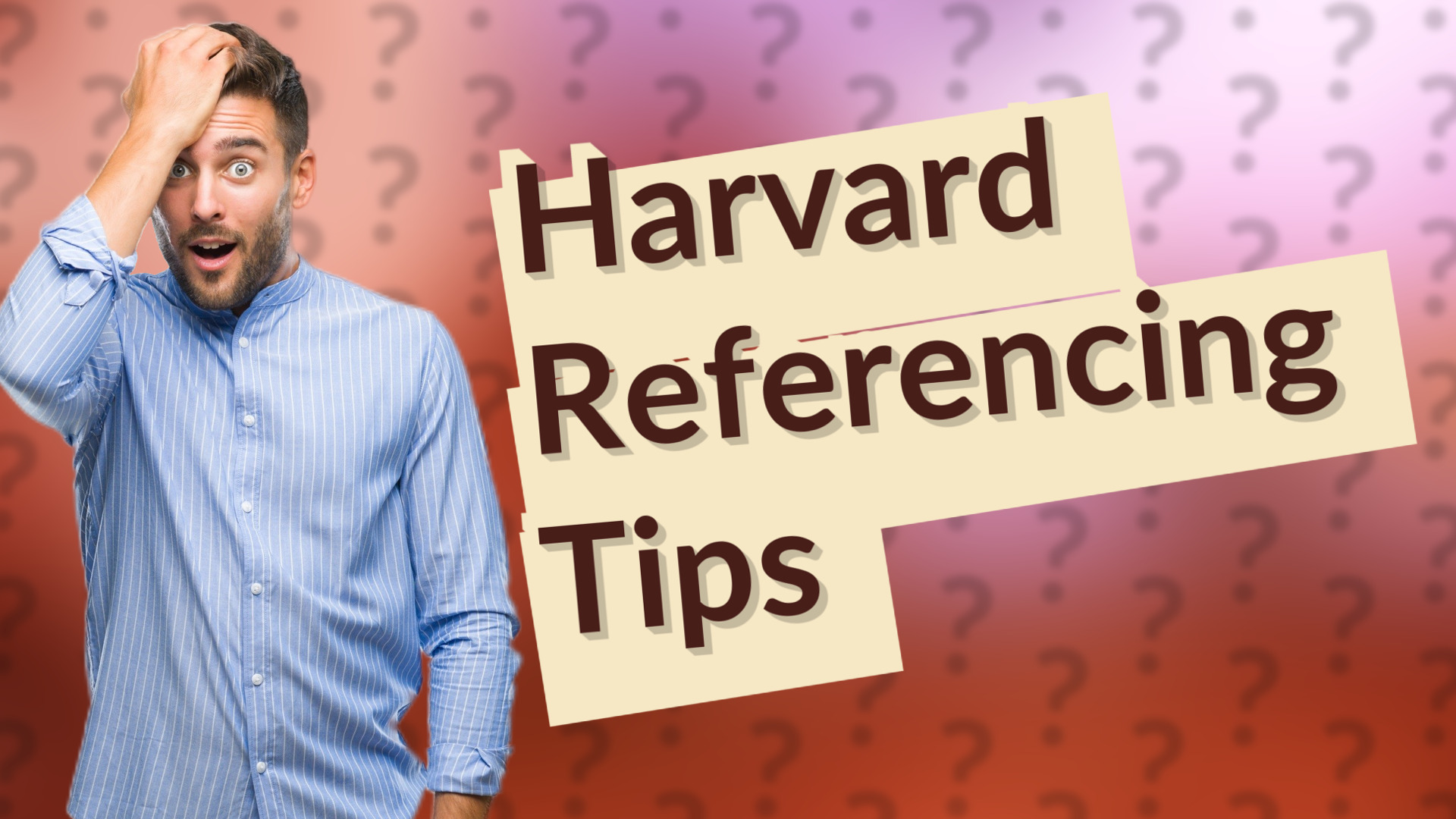 Harvard Referencing Tips