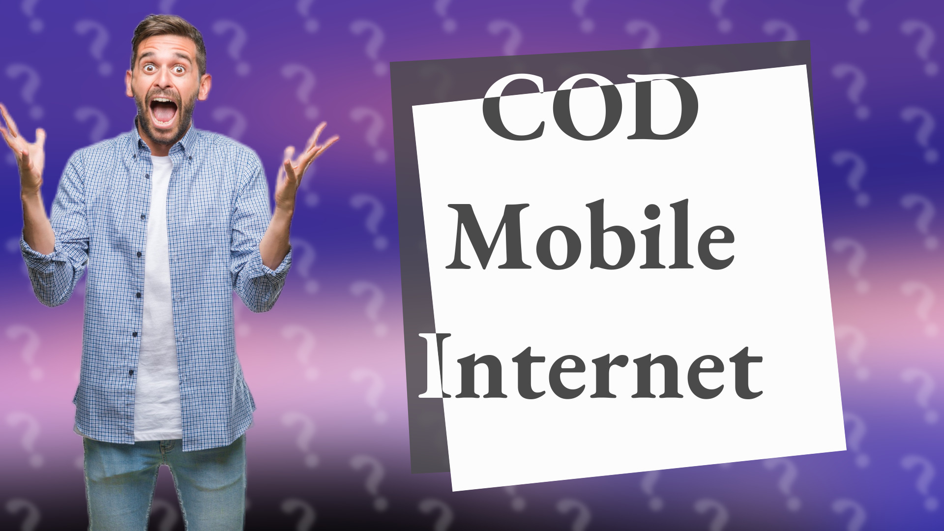 COD Mobile Internet
