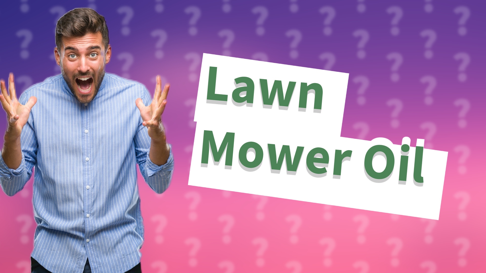 Lawn Mower Oil