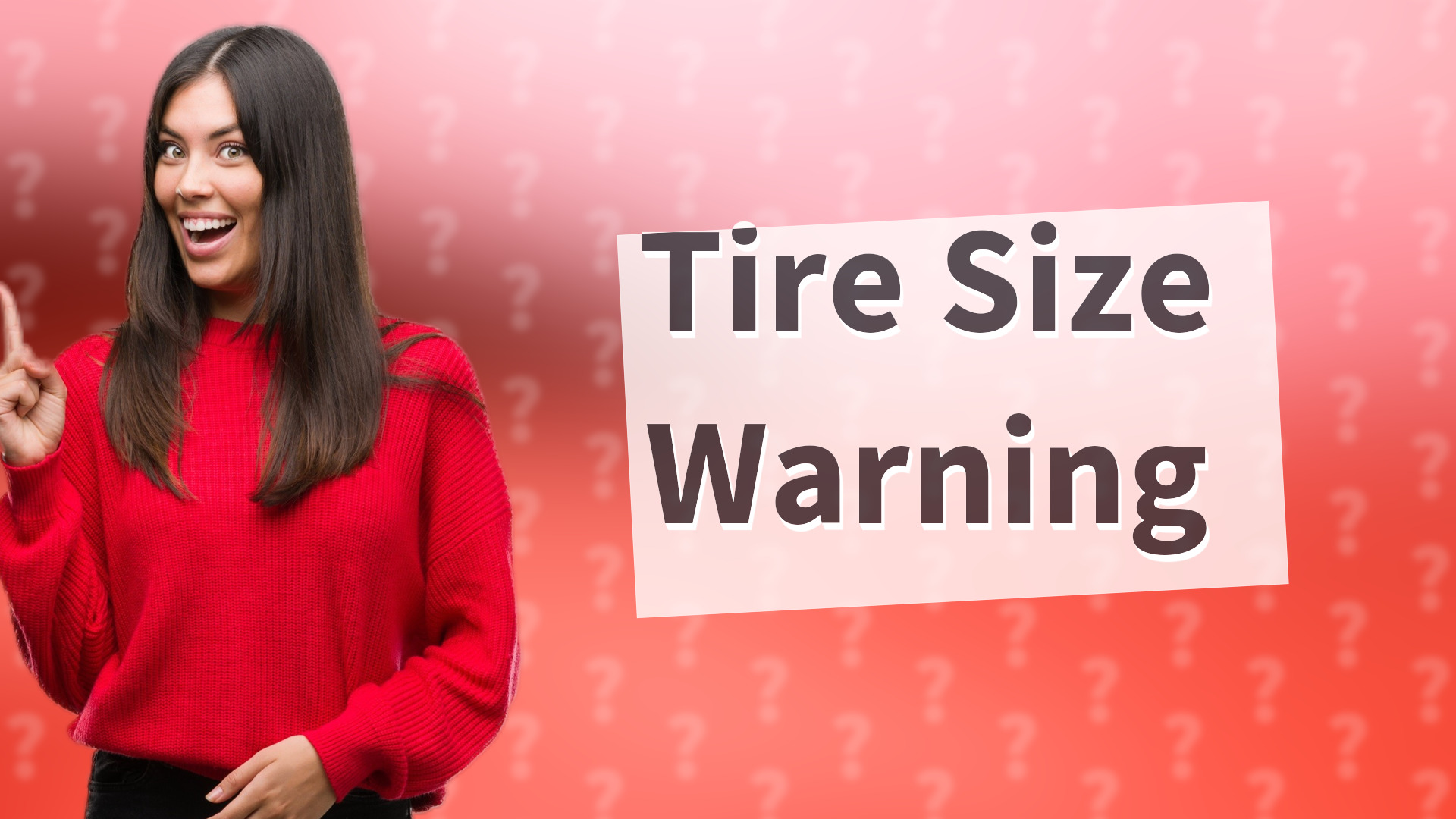 Tire Size Warning