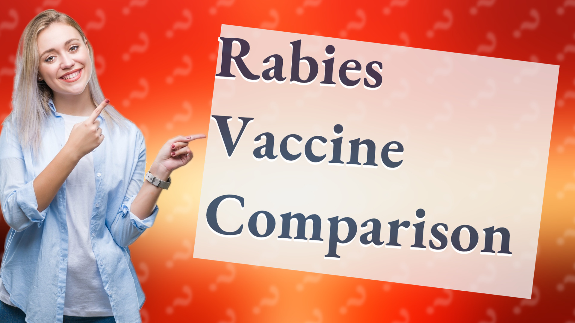 Rabies Vaccine Comparison