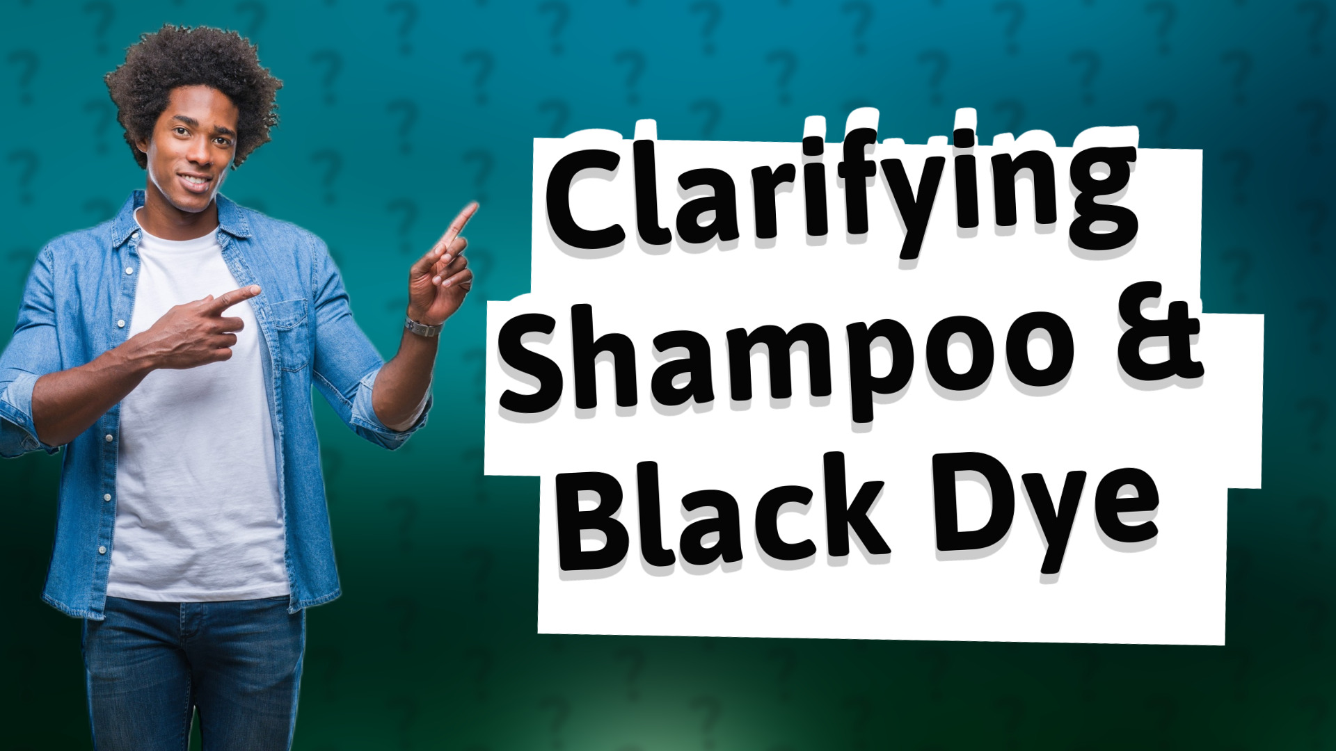 Clarifying Shampoo & Black Dye