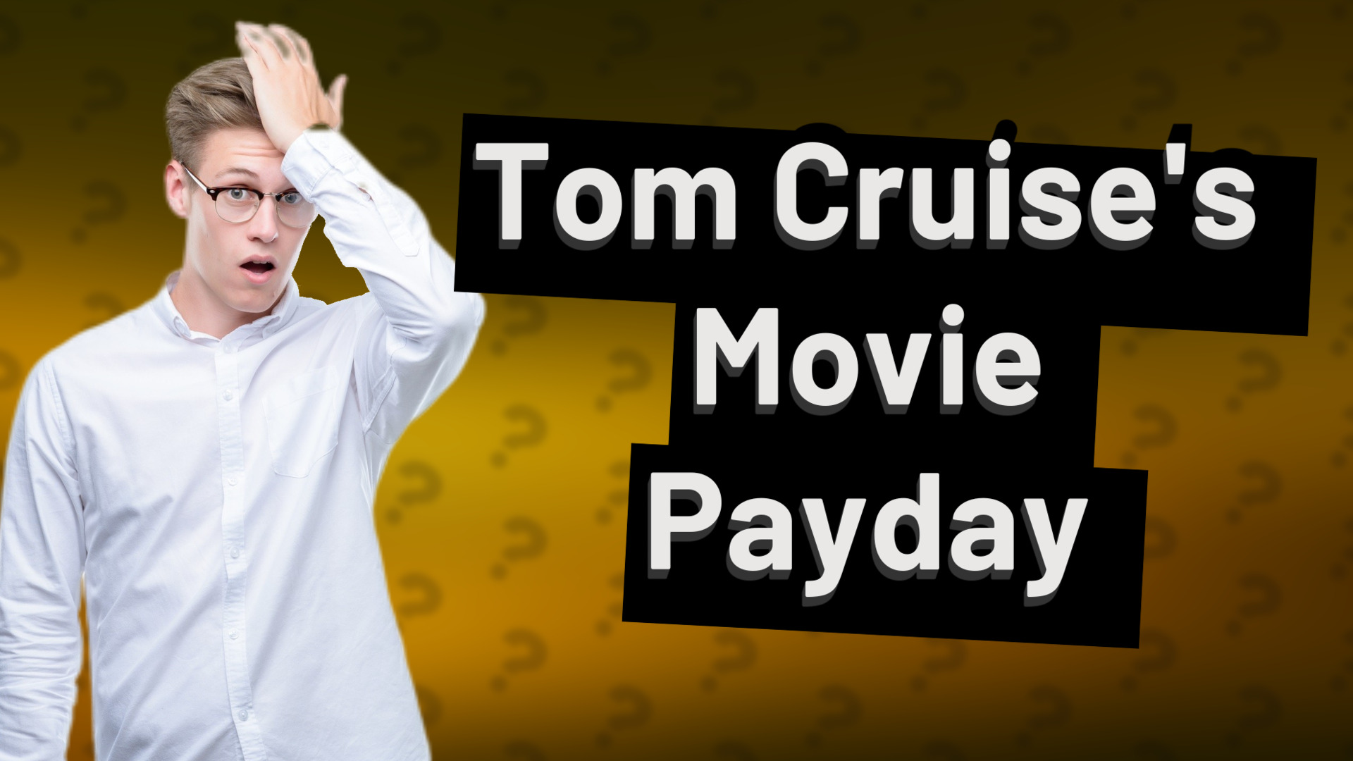 Tom Cruise's Movie Payday