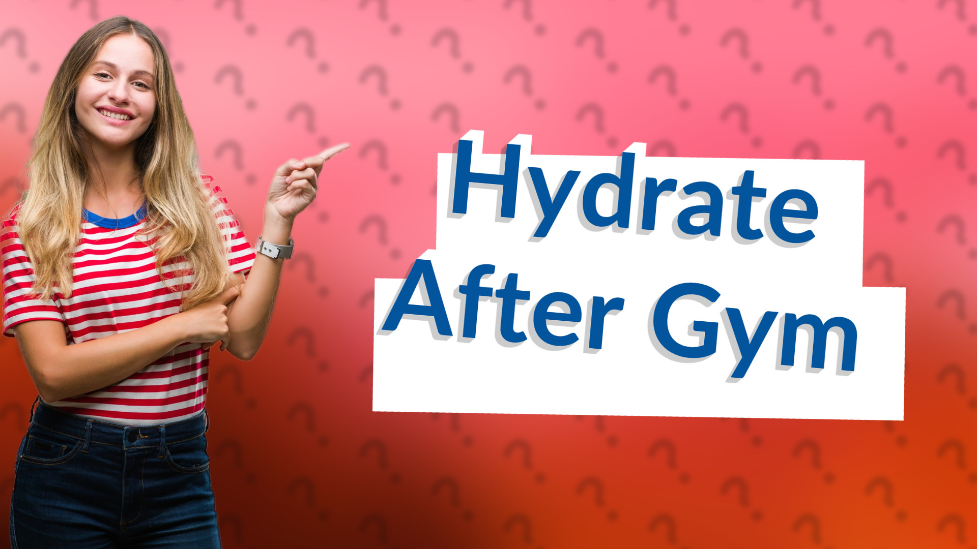 Hydrate After Gym