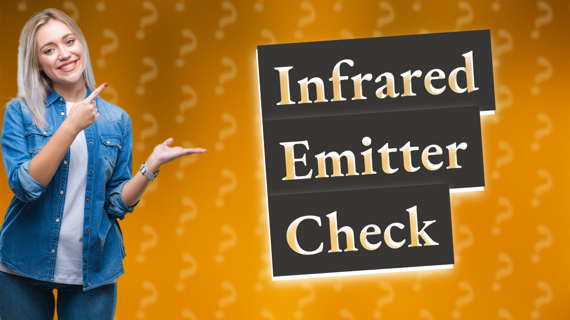 Infrared Emitter Check