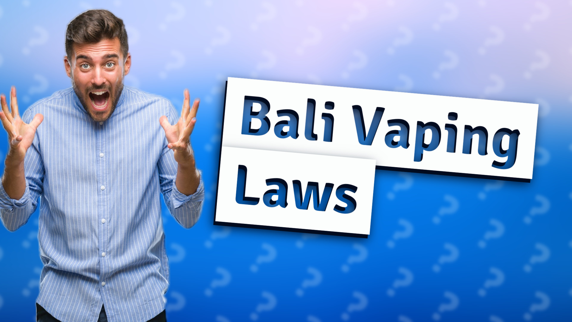 Bali Vaping Laws