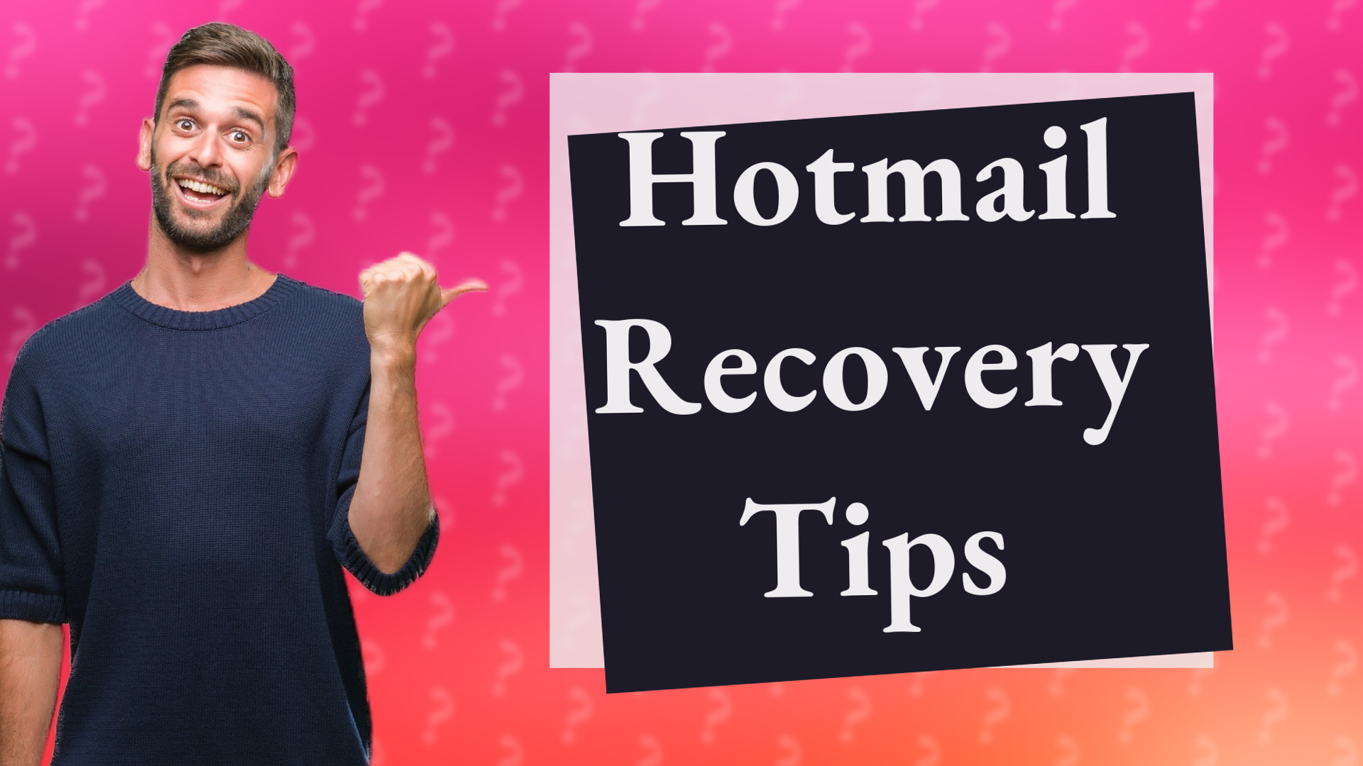 Hotmail Recovery Tips