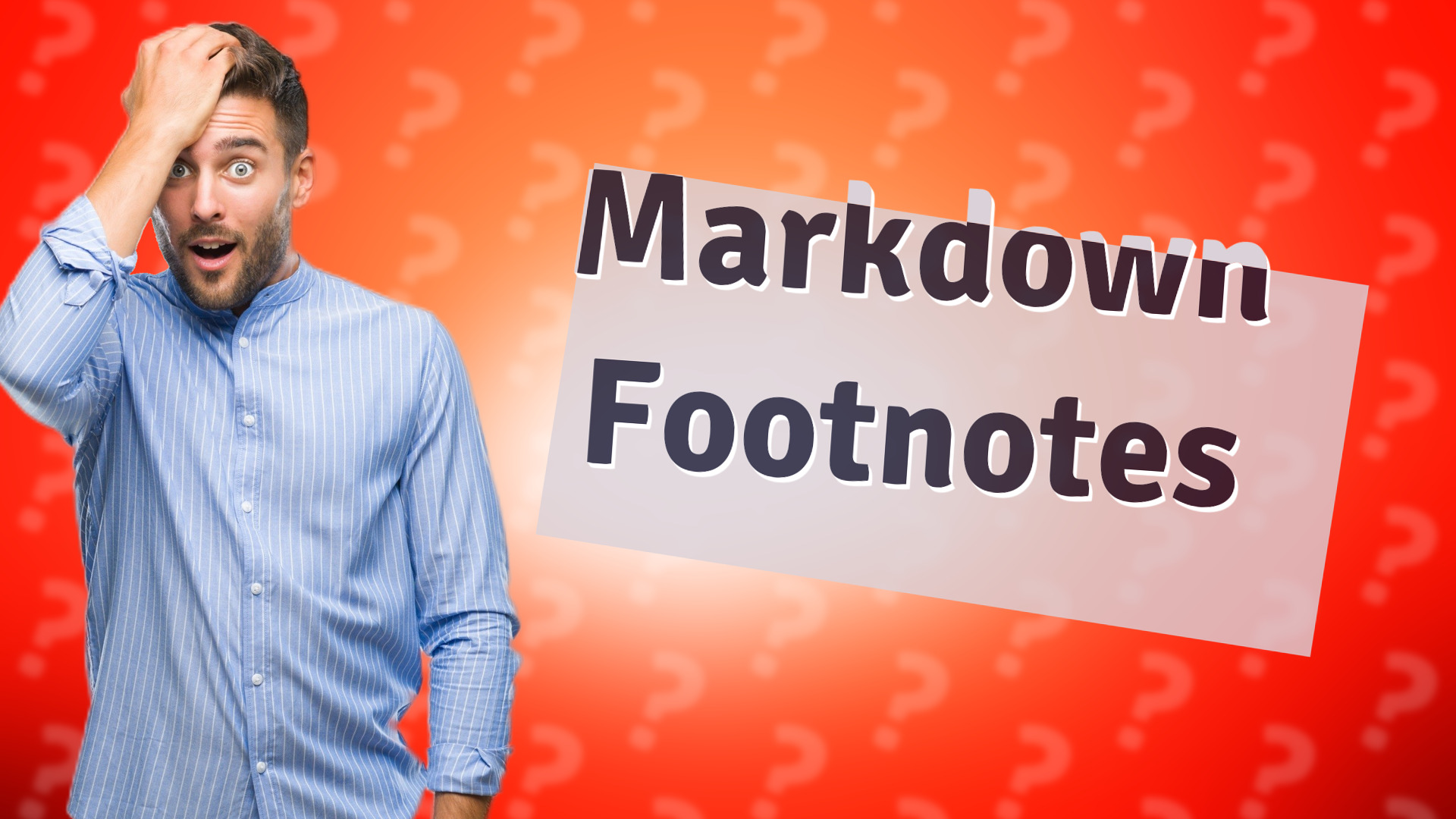 Markdown Footnotes