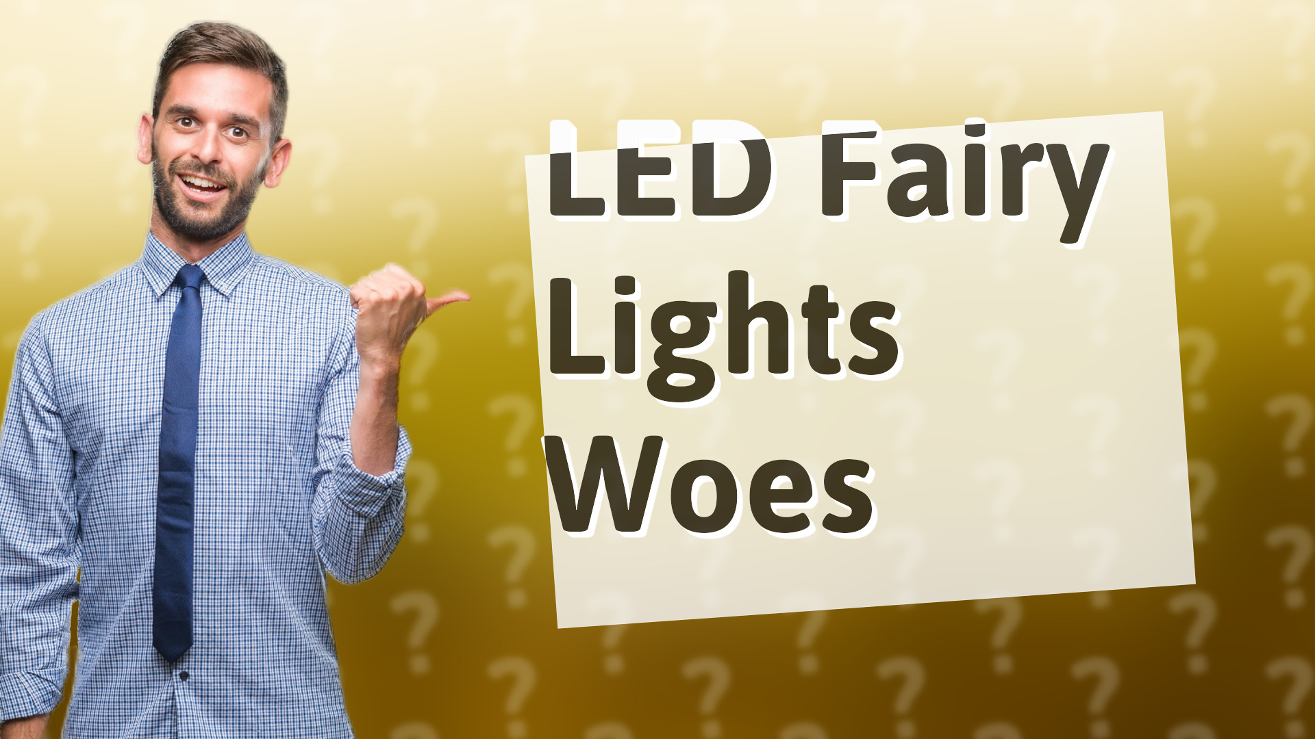 LED Fairy Lights Woes