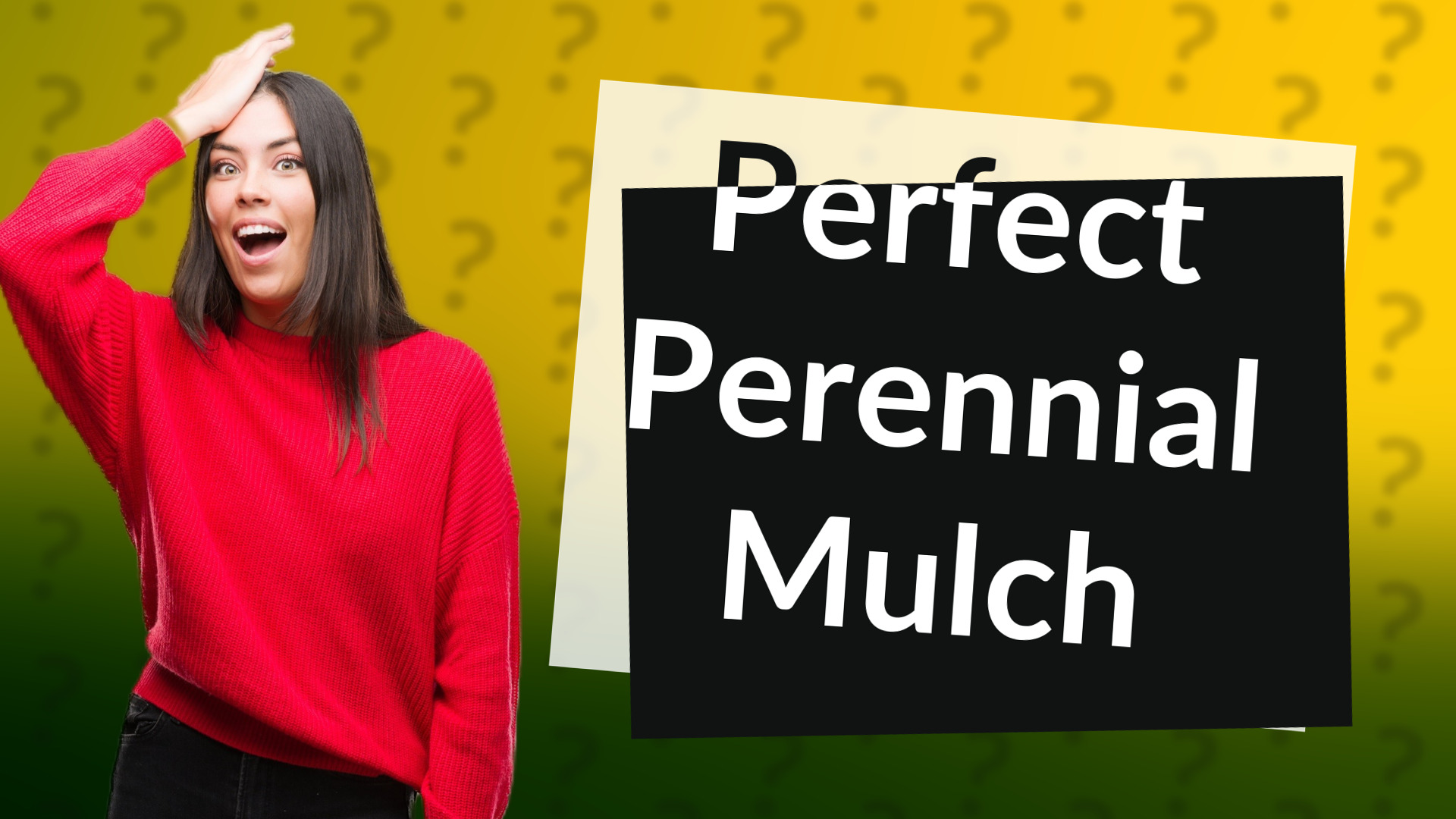 Perfect Perennial Mulch