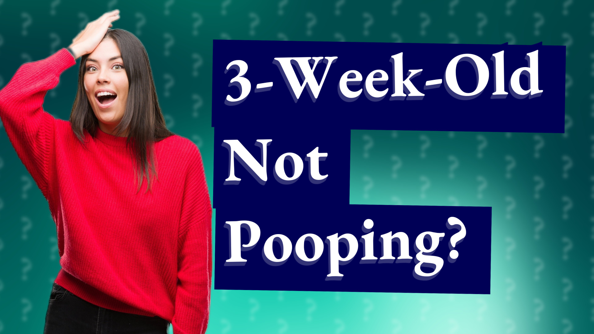 3-Week-Old Not Pooping?
