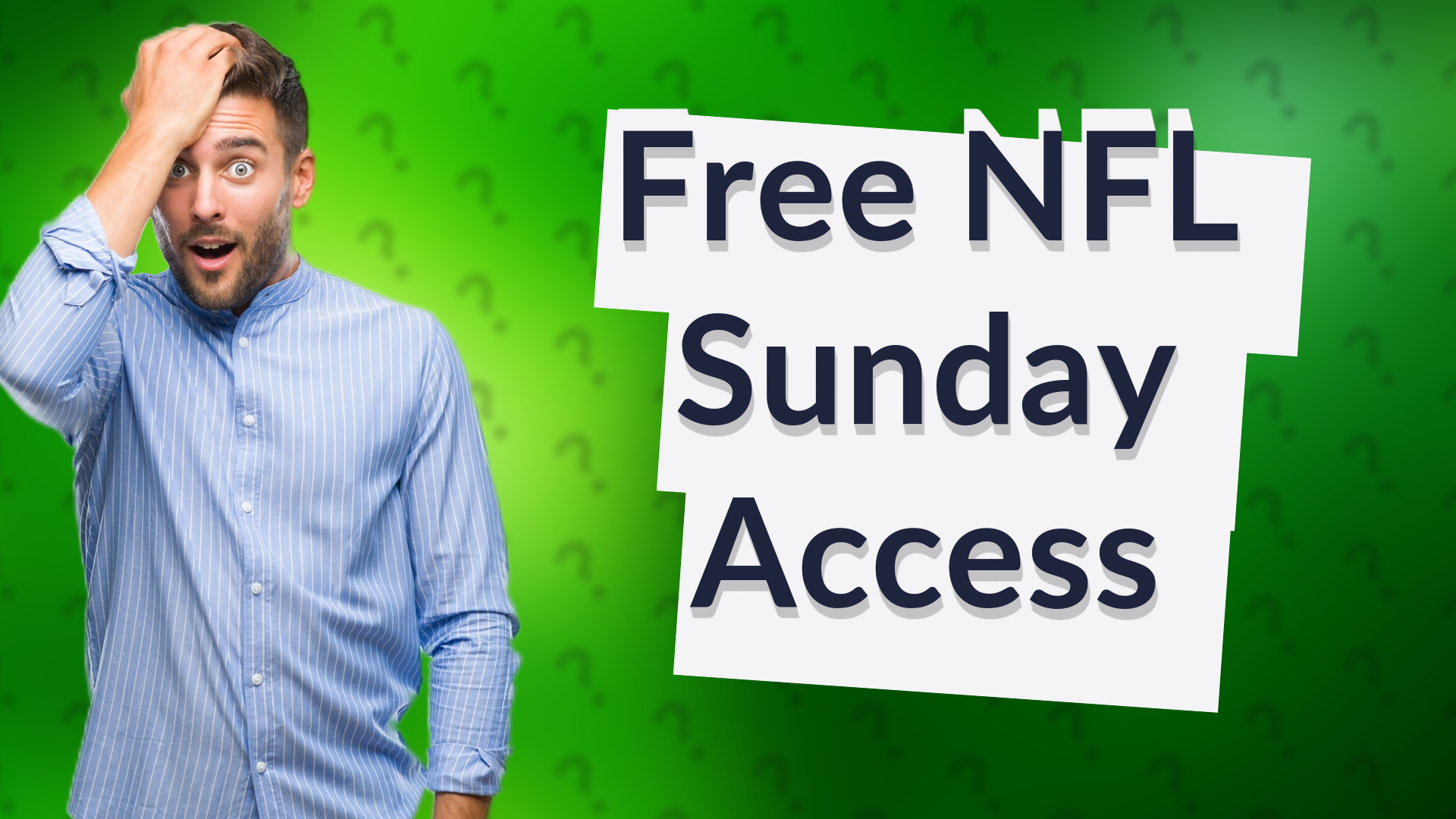 Free NFL Sunday Access