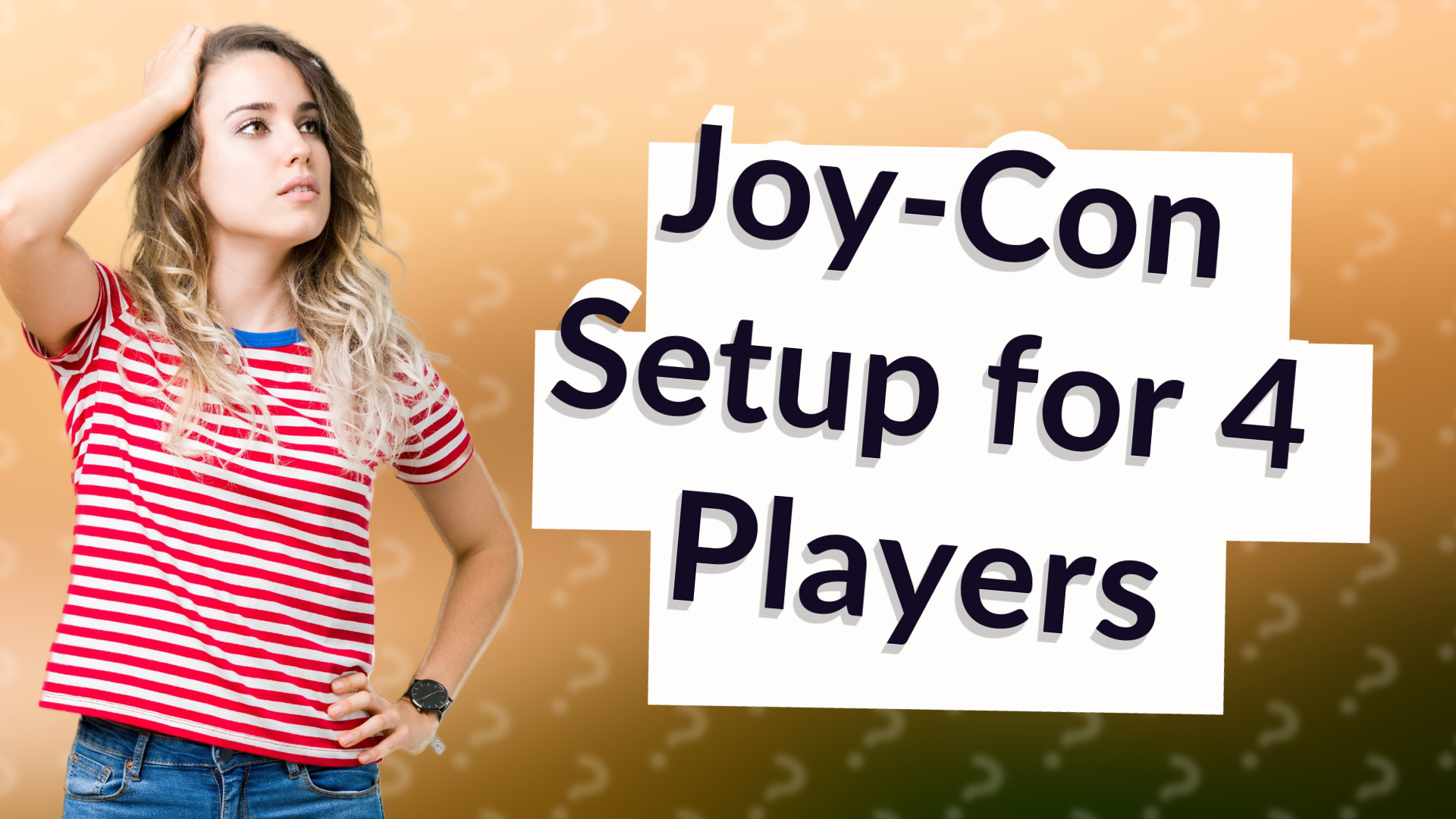 Joy-Con Setup for 4 Players