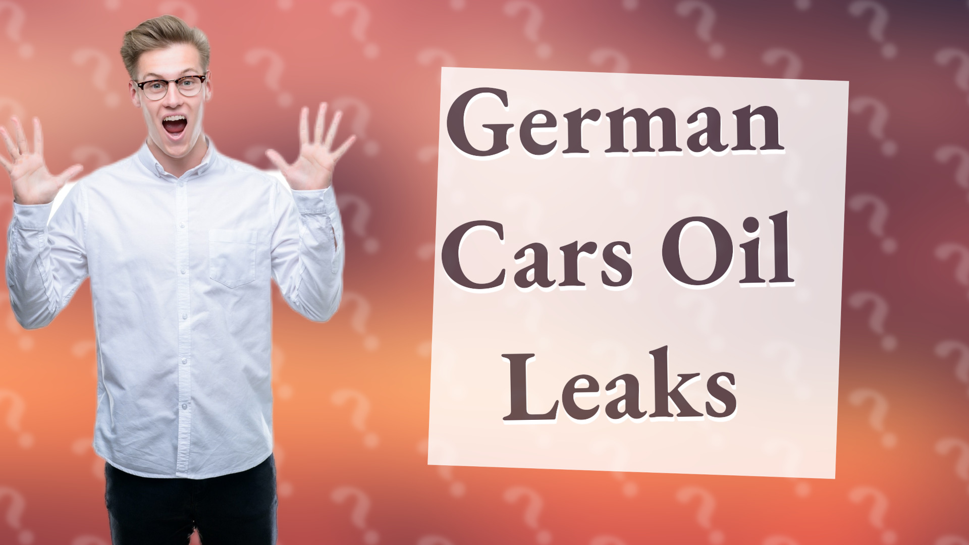 German Cars Oil Leaks
