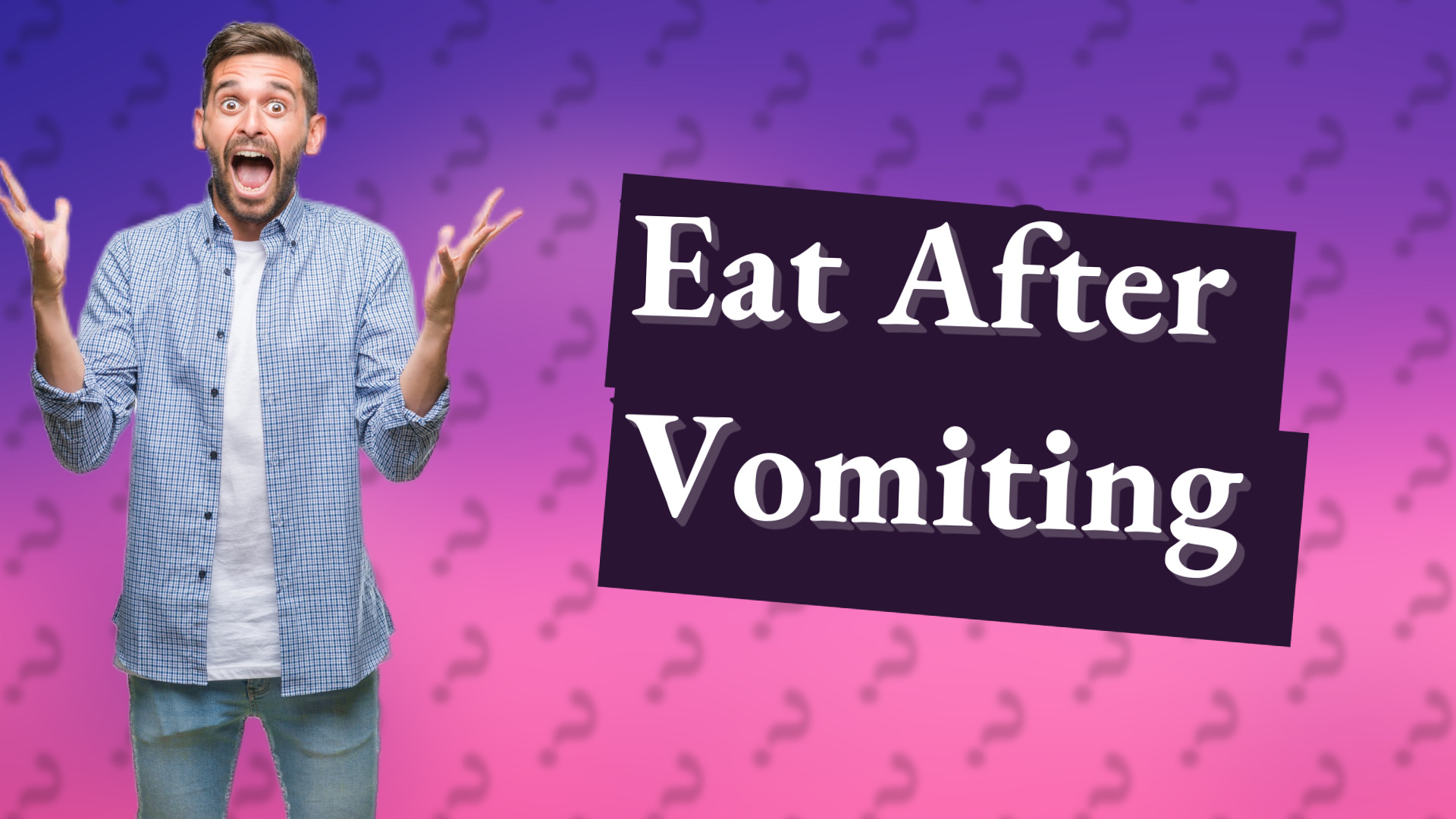 Eat After Vomiting
