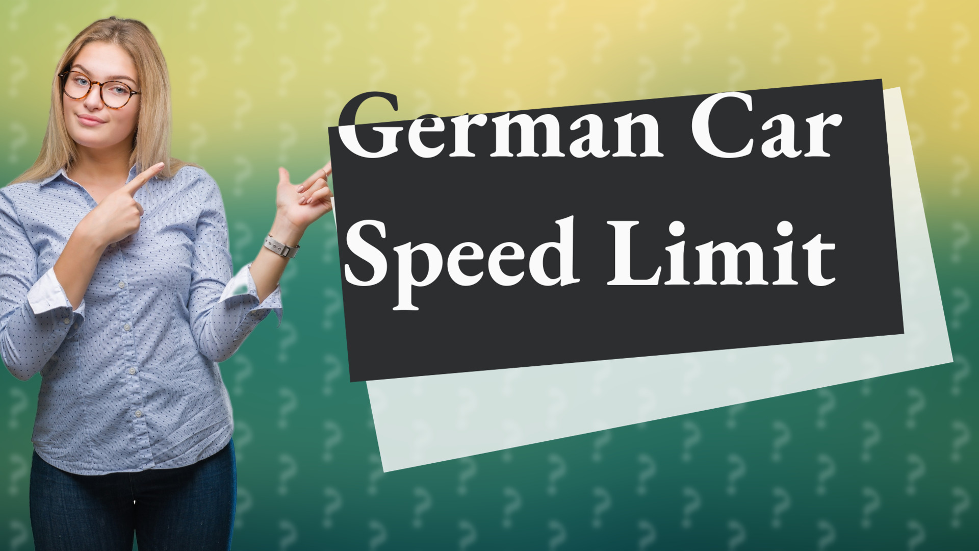 German Car Speed Limit