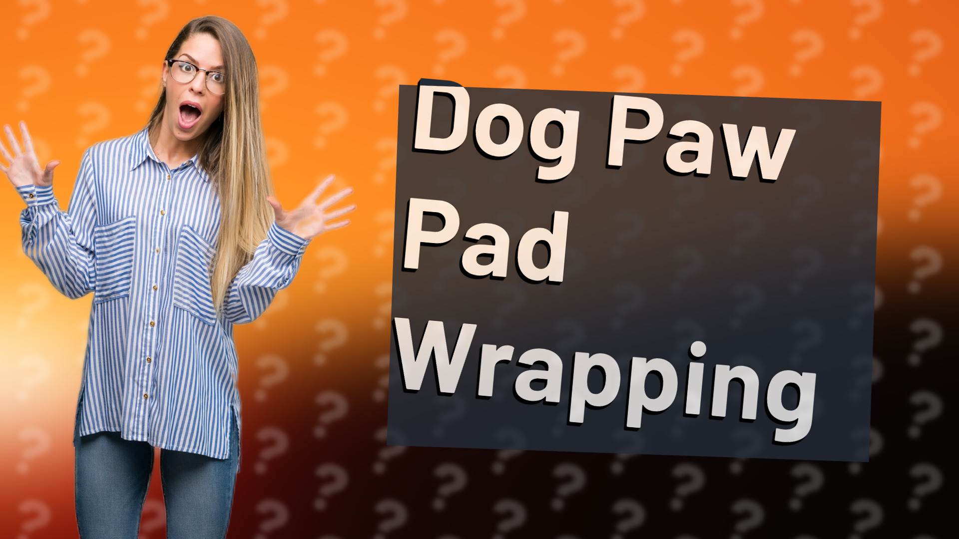 Dog Paw Pad Wrapping