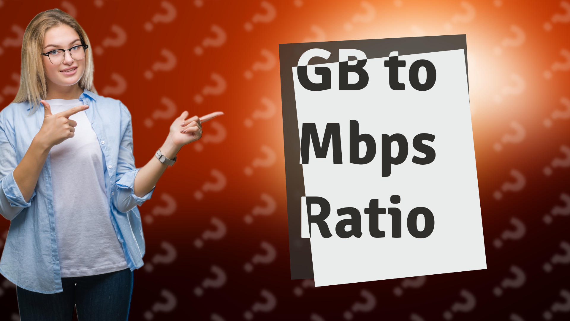 GB to Mbps Ratio