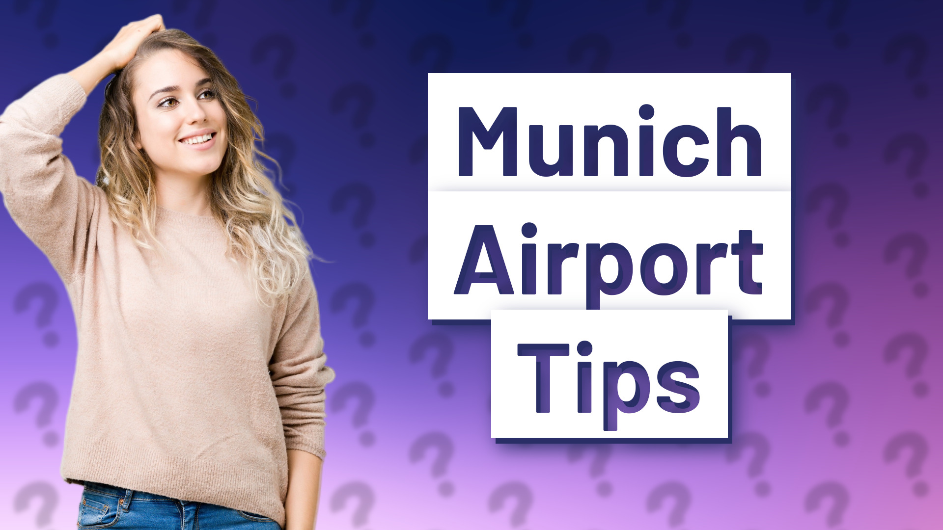 Munich Airport Tips