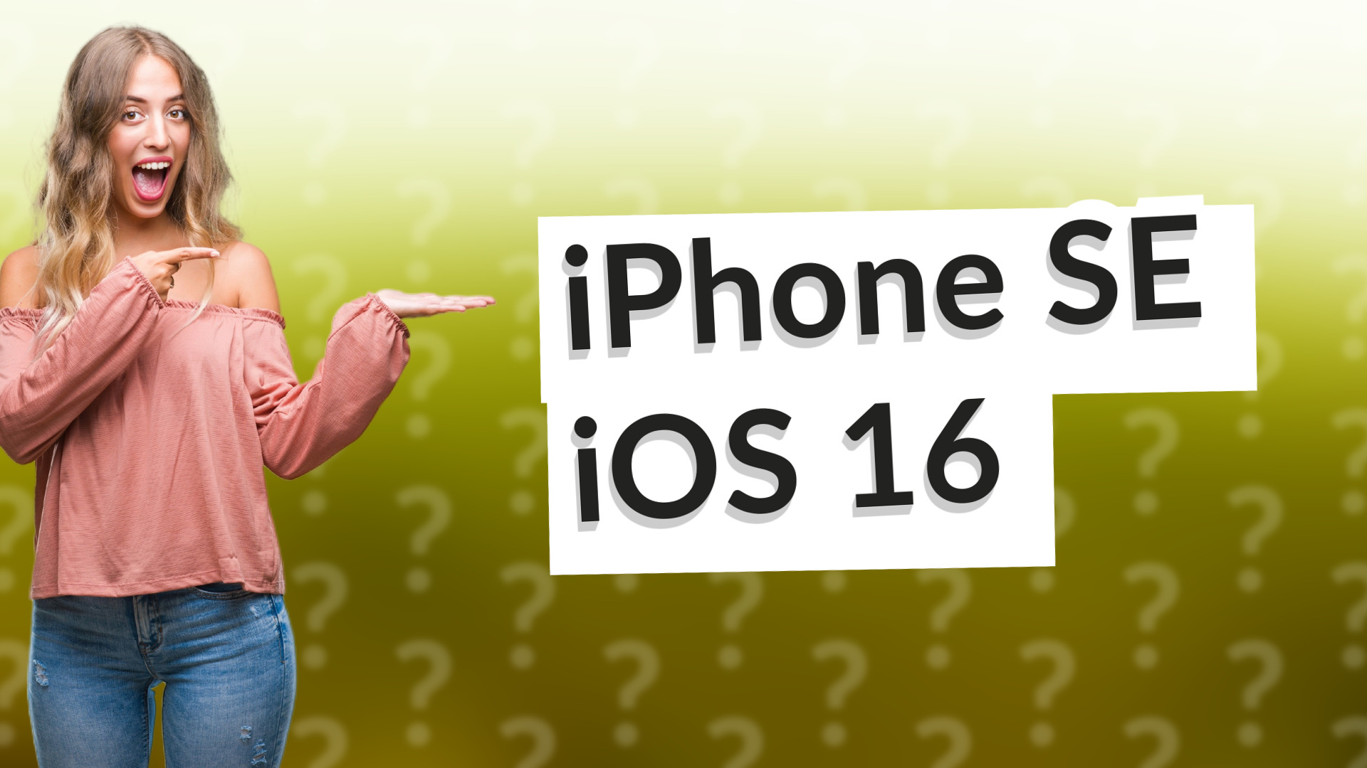 iPhone SE iOS 16