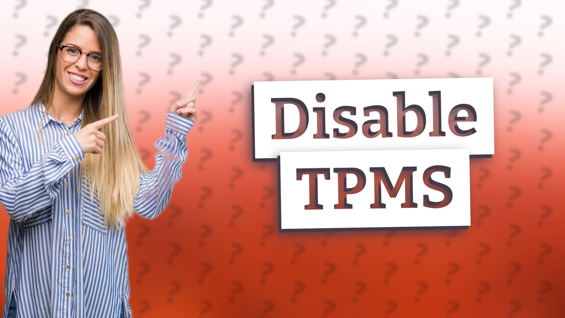 Disable TPMS