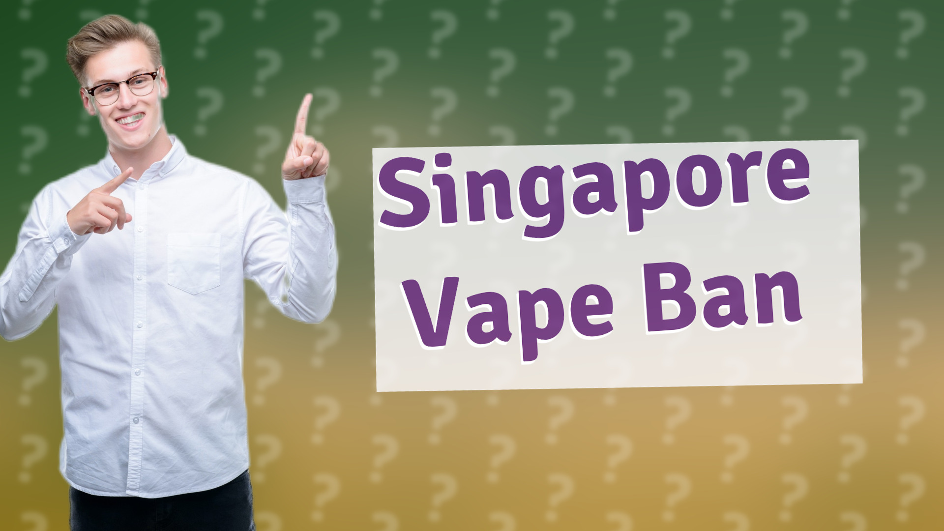 Singapore Vape Ban