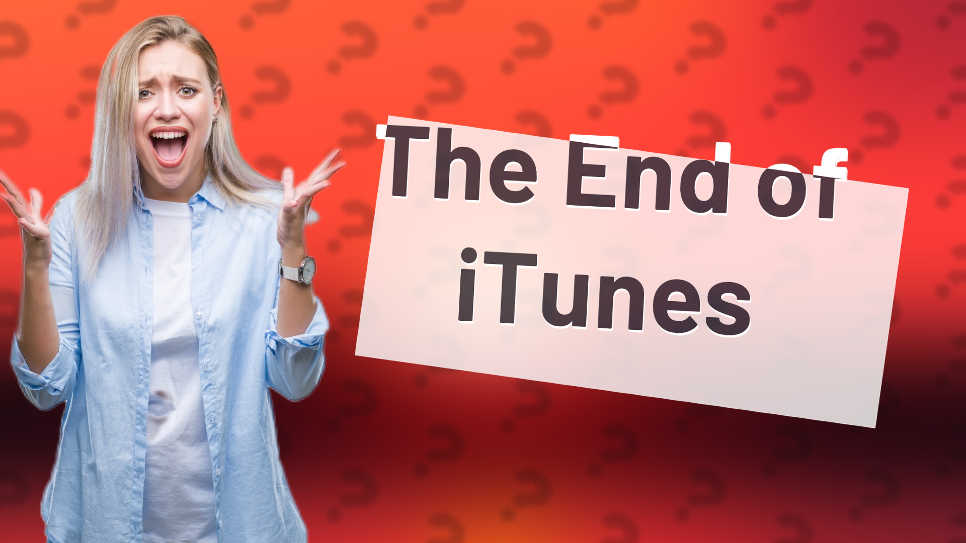 The End of iTunes