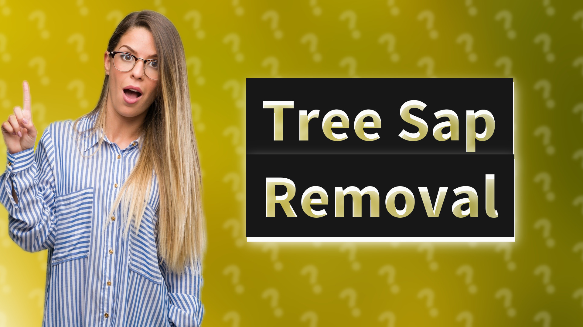 Tree Sap Removal
