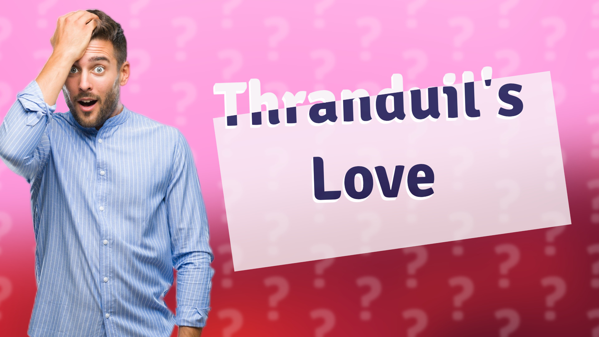 Thranduil's Love