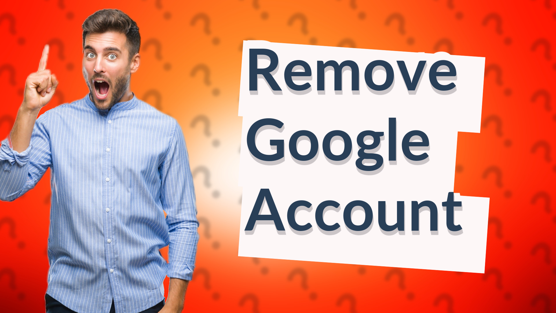 Remove Google Account
